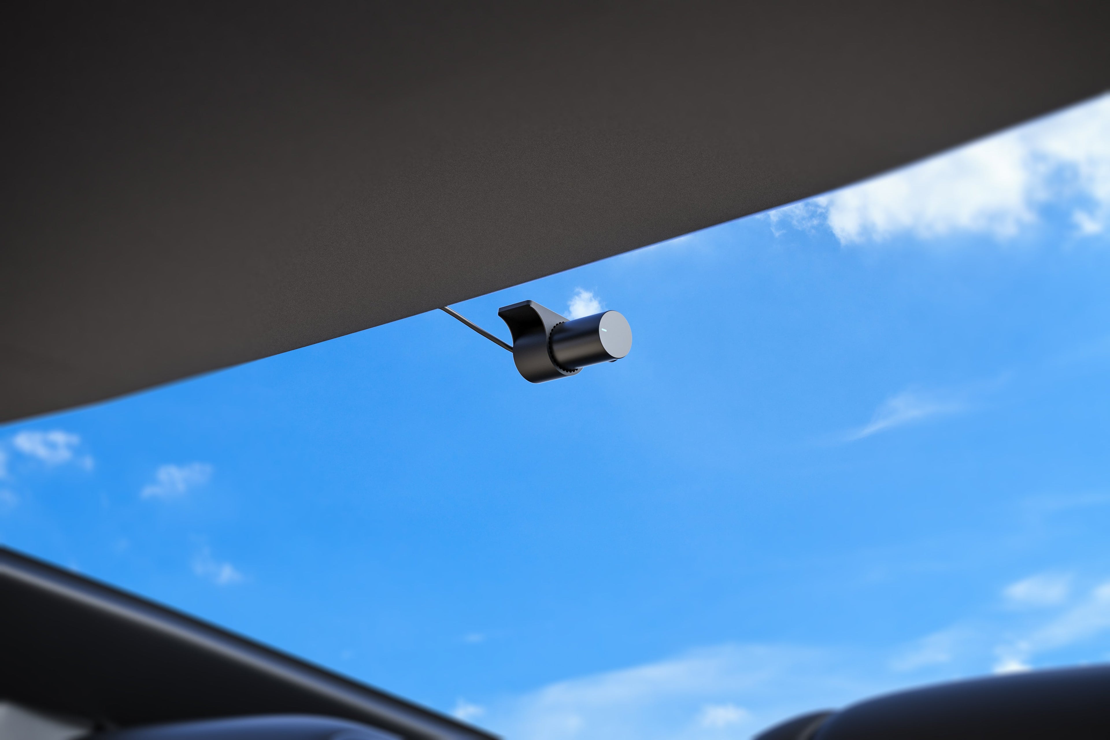 Rexing V1P Flex X4 4K WiFi dual dash cam in black showing front and rear camera lenses with flexible mount