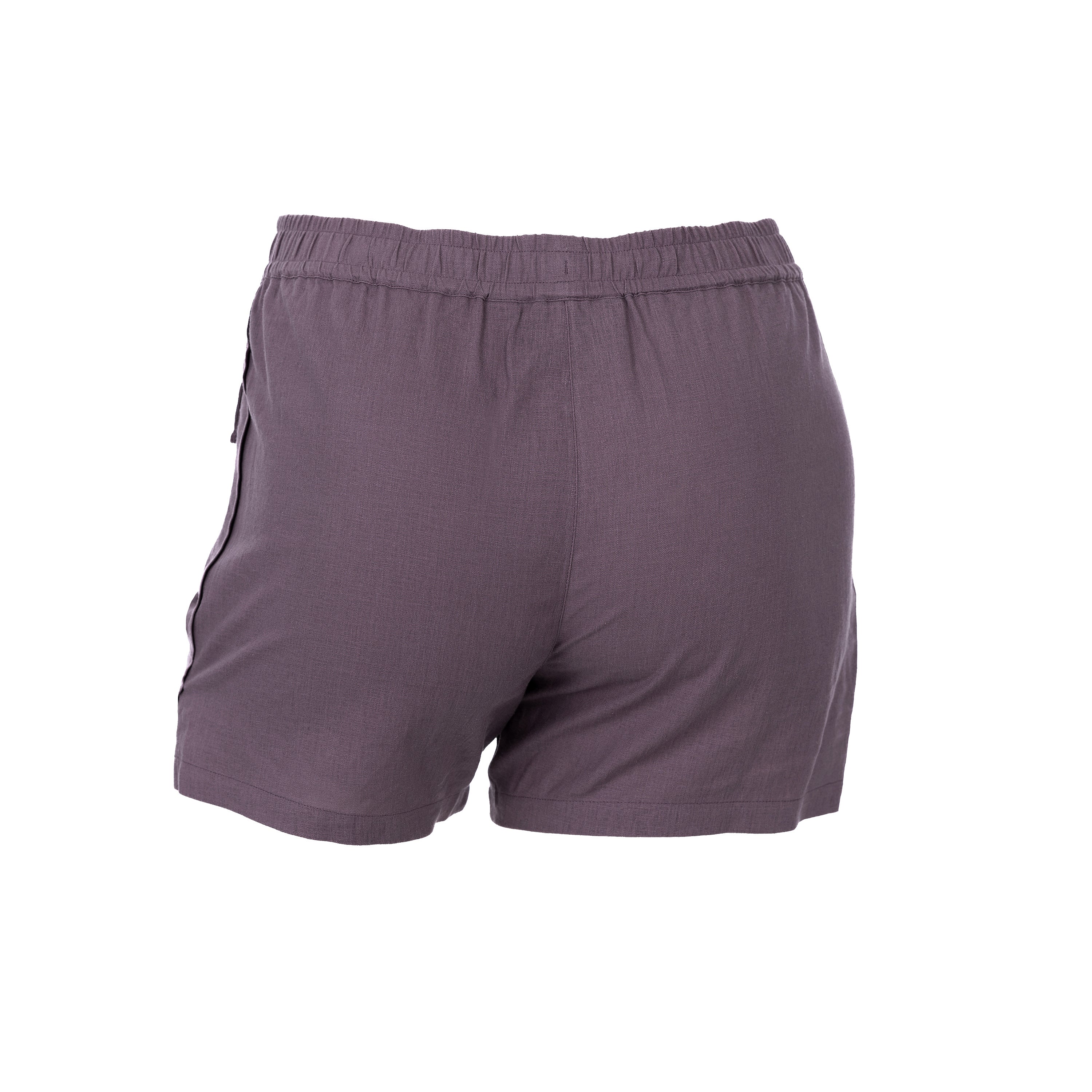 Back view of DSG OUTERWEAR Nicole Short in purple Agate fabric, showcasing the stylish design and vibrant color.