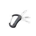 Outdoor multifunctional key carabiner from Bean's Moto Booth with a sturdy metal clip and durable design for key organization.