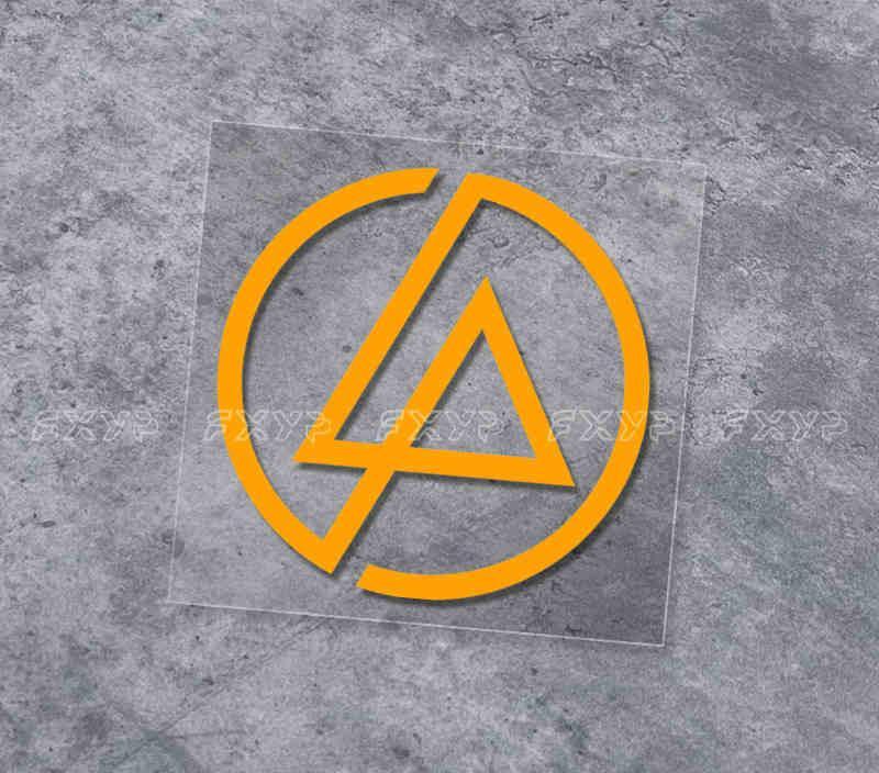 Linkin Park sticker for decor by Bean's Moto Booth, featuring band logo and vibrant design on a white background.