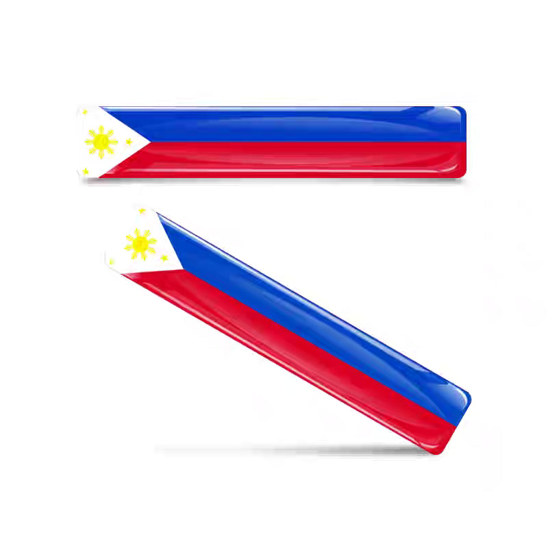 Bean's Moto Booth 3D National Flag motorcycle helmet stickers for decoration, featuring vibrant flag designs for bike customization.