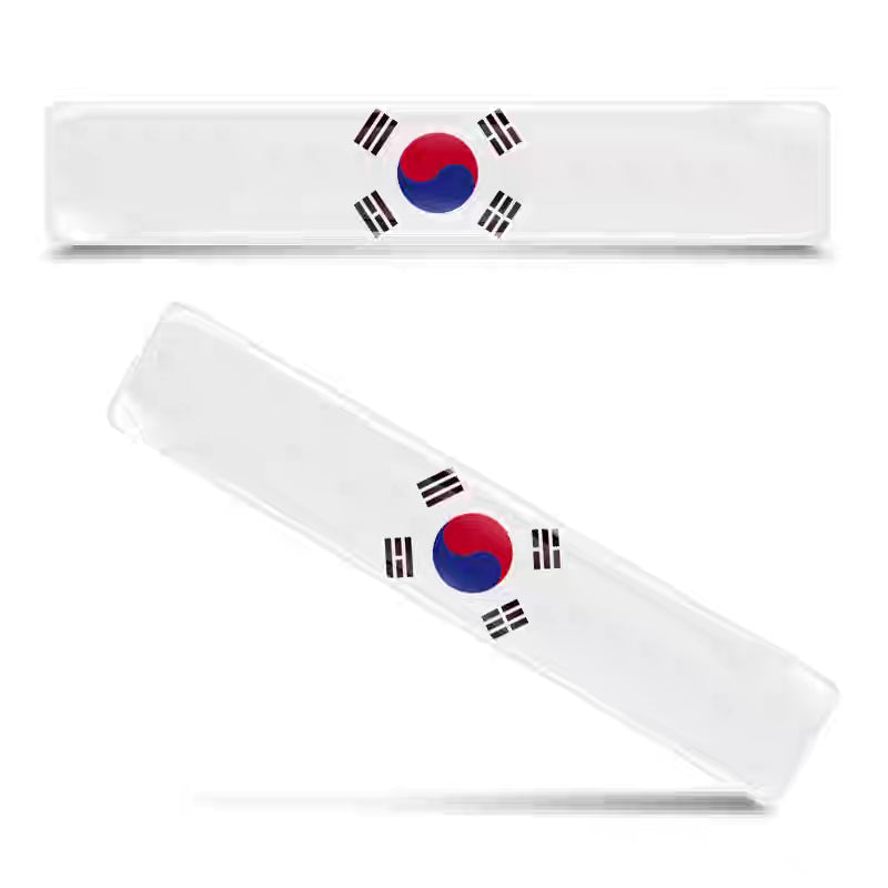 3D national flag motorcycle helmet decoration stickers from Bean's Moto Booth, featuring vibrant flag designs for helmet customization.