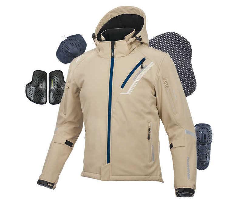 Insulated Japanese motorcycle racing jacket by Bean's Moto Booth, ideal for autumn and winter riding conditions.