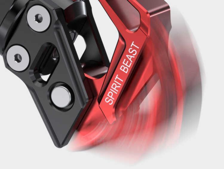 Motorcycle aluminum CNC alloy crash bar hook from Bean's Moto Booth, designed for motorcycle accessories and crash protection.