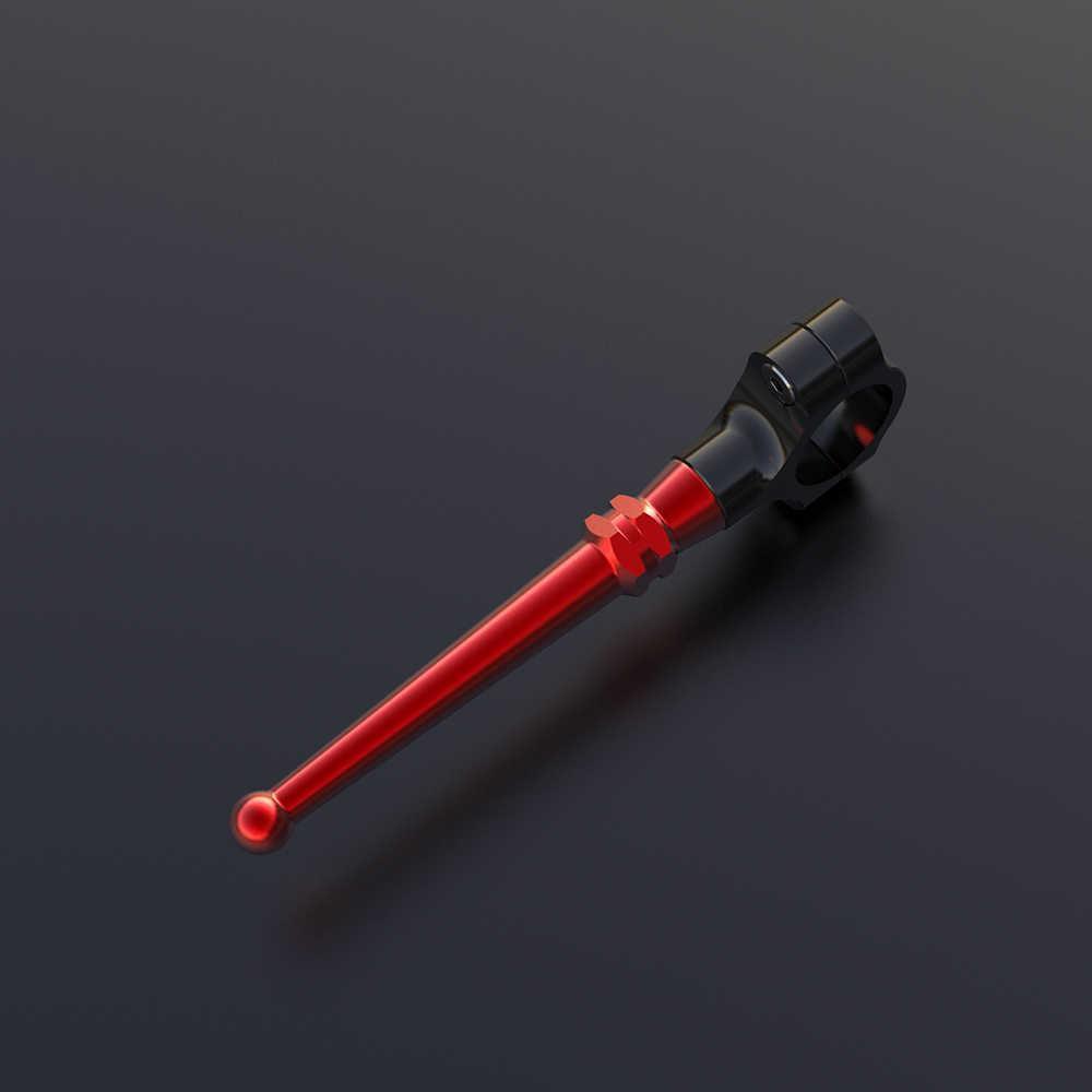 Aluminum alloy motorcycle kickstand extension rod by Bean's Moto Booth, designed for added stability and support on bikes.