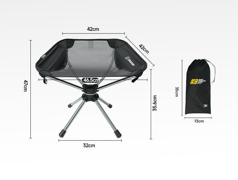 Portable Ultra-Light 360-Degree Swivel Folding Camping Chair - OVERLANDERS Outfitter