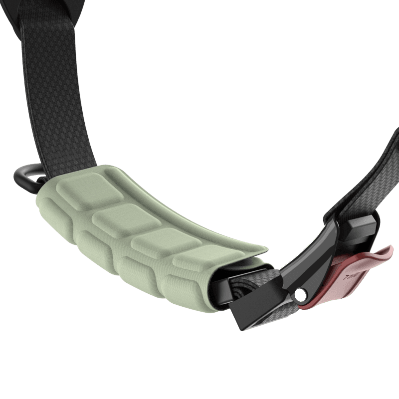 Bean's Moto Booth motorcycle helmet chin guard pad with cushioning for added comfort and protection during rides.