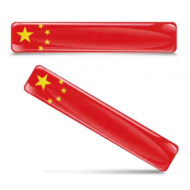 Bean's Moto Booth 3D national flag motorcycle helmet decal stickers for custom helmet decoration.