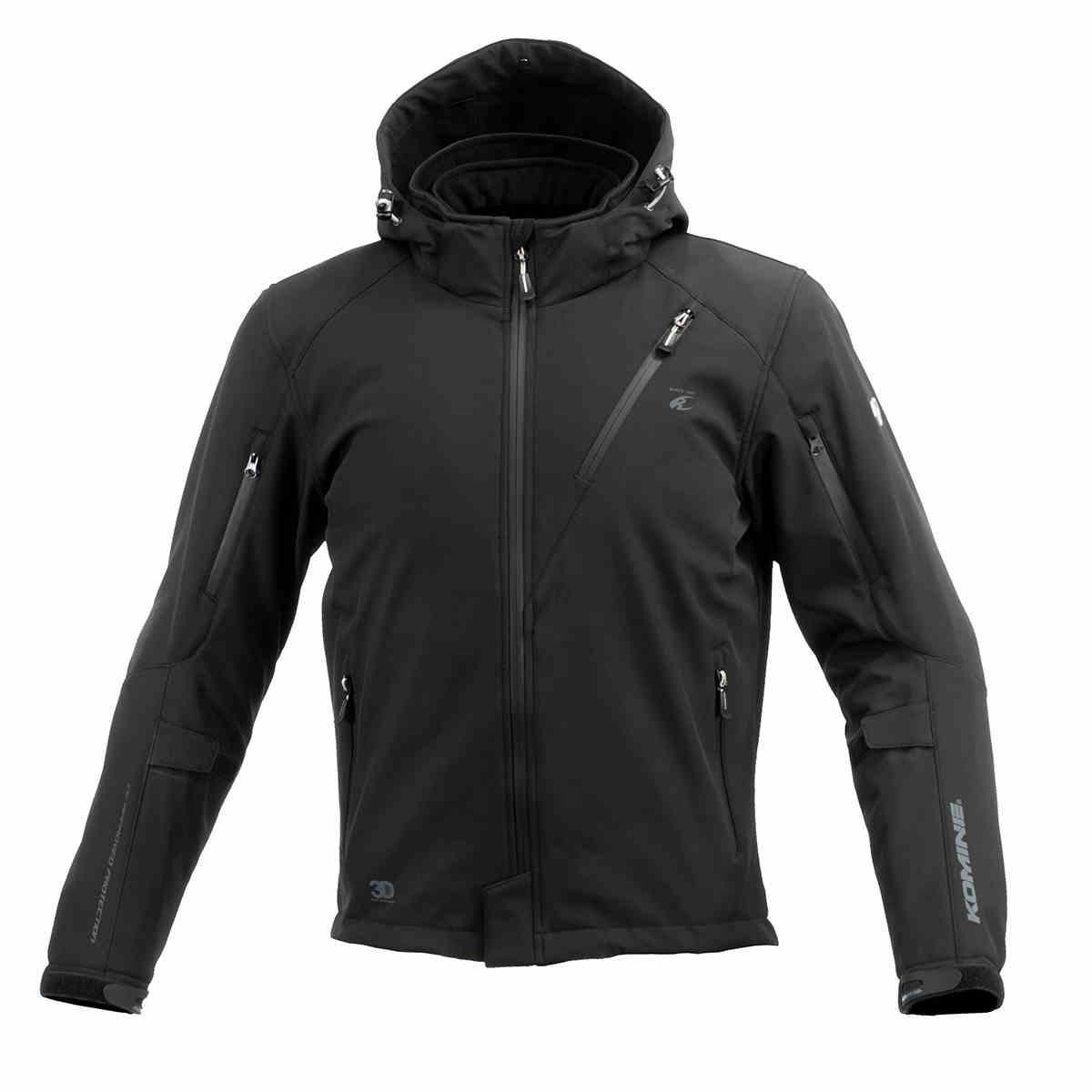 Bean's Moto Booth KOMINE™ Japanese motorcycle insulated riding racing suit jacket for autumn and winter, with padded design and reflective accents.