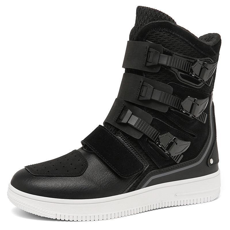 Bean's Moto Booth 4 Seasons™ StormRider high-top motorcycle riding shoes with sturdy leather and protective features.