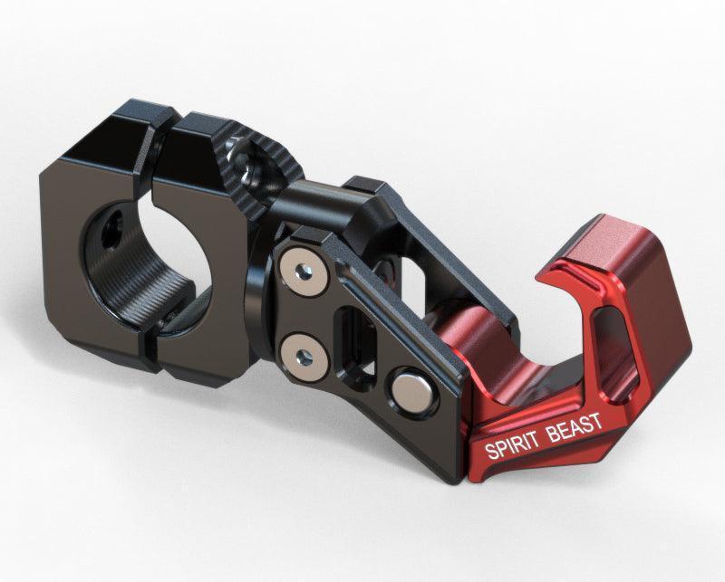 Motorcycle aluminum CNC alloy crash bar hook from Bean's Moto Booth, designed for motorcycle accessories and protection.