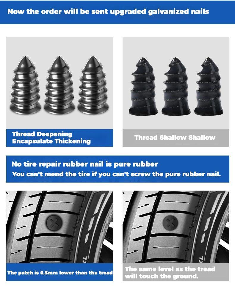 Bean's Moto Booth portable motorcycle tire repair plug for quick, easy puncture repairs on motorcycle tires.