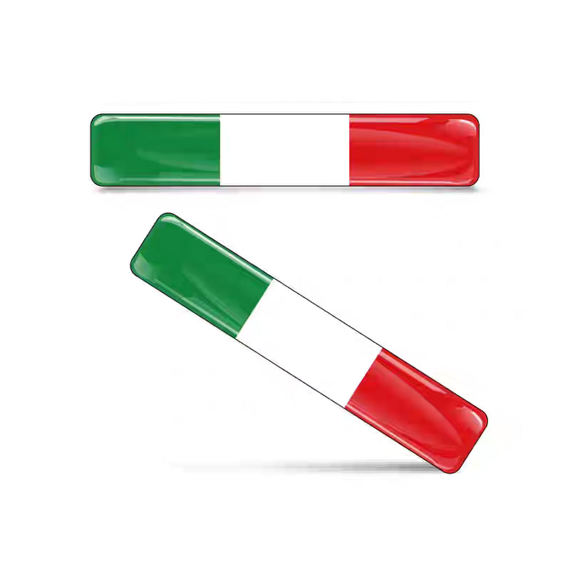 3D national flag motorcycle helmet stickers by Bean's Moto Booth, patriotic decal decoration for helmets and gear.