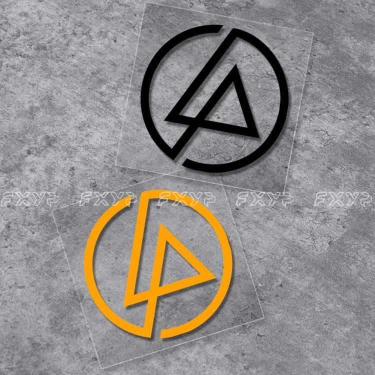 Linkin Park decor sticker featuring band logo, ideal for decorating laptops, notebooks, or personal items.