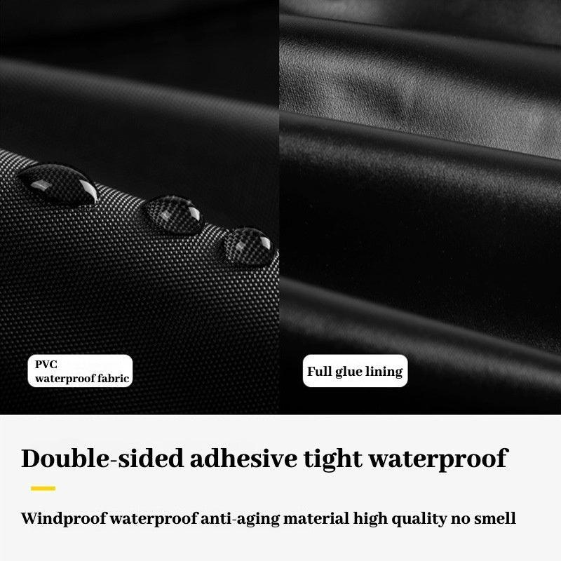 Bean's Moto Booth SULAITE™ motorcycle rain shoe covers, waterproof protective gear for motorcycle riders, shown on black footwear