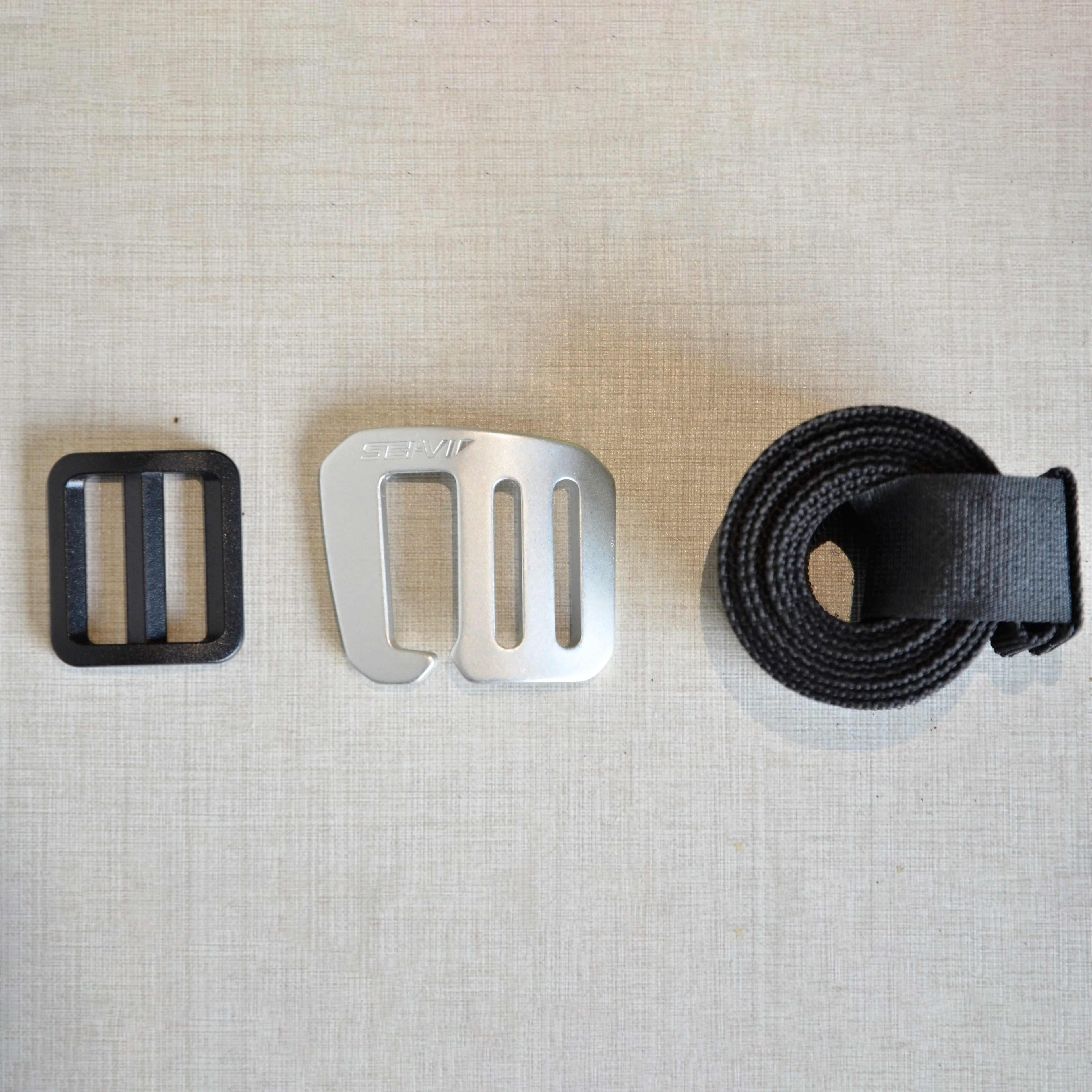 Motorcycle backpack cargo support straps from Bean's Moto Booth, designed to secure gear on motorcycle accessories.