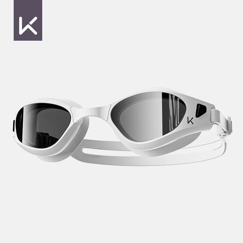 Hendrix Arts waterproof Keep Swimming goggles with anti-fog HD lenses, suitable for male and female swimmers, with matching swimming cap