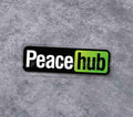 Decor peace hub sticker by Bean's Moto Booth featuring a colorful, artistic design for decorating laptops, water bottles, or notebooks.