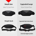 Black Knight motorcycle chest bag by Bean's Moto Booth, durable black leather motorcycle bag with adjustable straps and multiple compartments.