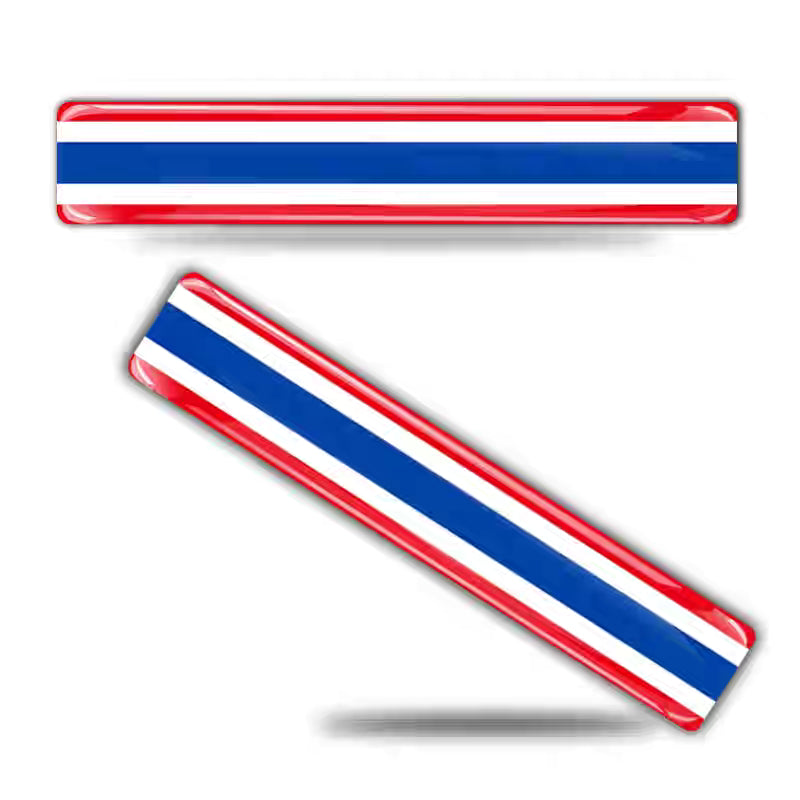 Bean's Moto Booth 3D National Flag motorcycle helmet decoration stickers, patriotic flag design for helmet customization