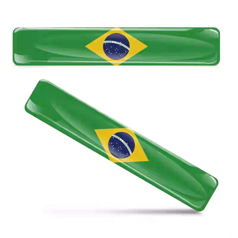 Bean's Moto Booth 3D national flag motorcycle helmet decoration stickers for custom bike gear and helmet personalization.