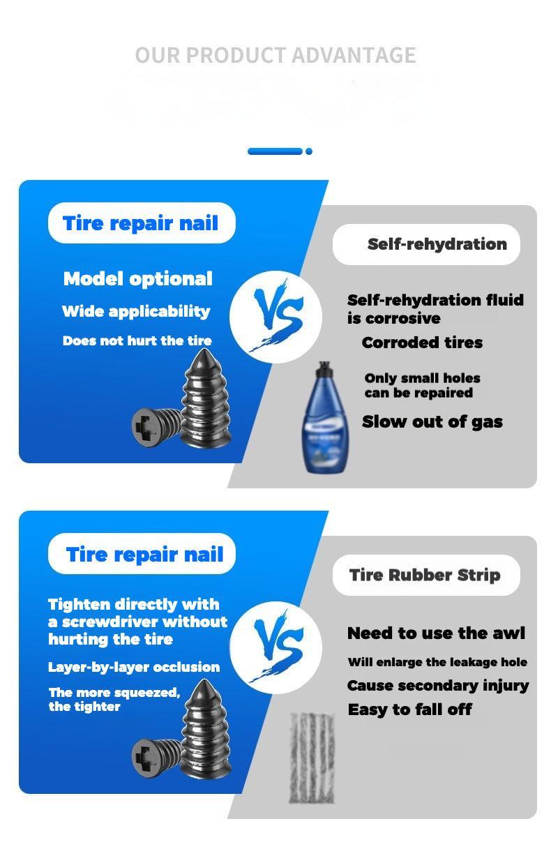 Bean's Moto Booth motorcycle portable tire repair plug for quick and easy motorcycle tire puncture repairs.
