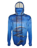 Lightweight ocean-themed hoodie with porpoise graphic from Sunpro Hoodies by Cognito Brands, Inc., showing the front design.