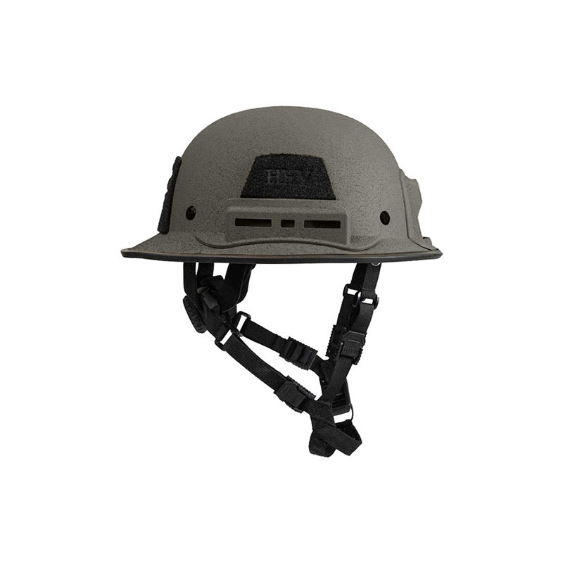 OD green Kevy™ safety helmet by Hard Head Veterans, hard hat with adjustable strap and durable construction for safety.