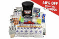 Emergency classroom lockdown kit for 25 students with safety gear and supplies, designed for school emergency preparedness.