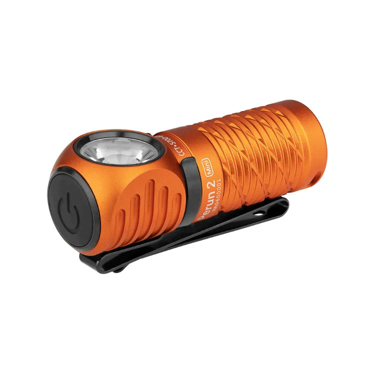 OLIGHT PERUN2MINIOG Perun 2 Mini LED Rechargeable Headlamp - Orange - OVERLANDERS Outfitter