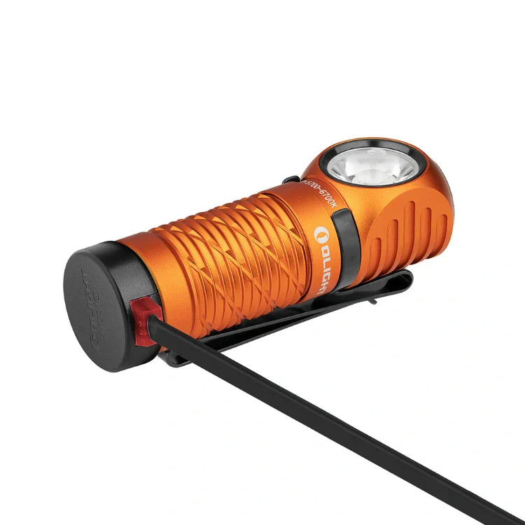 OLIGHT PERUN2MINIOG Perun 2 Mini LED Rechargeable Headlamp - Orange - OVERLANDERS Outfitter