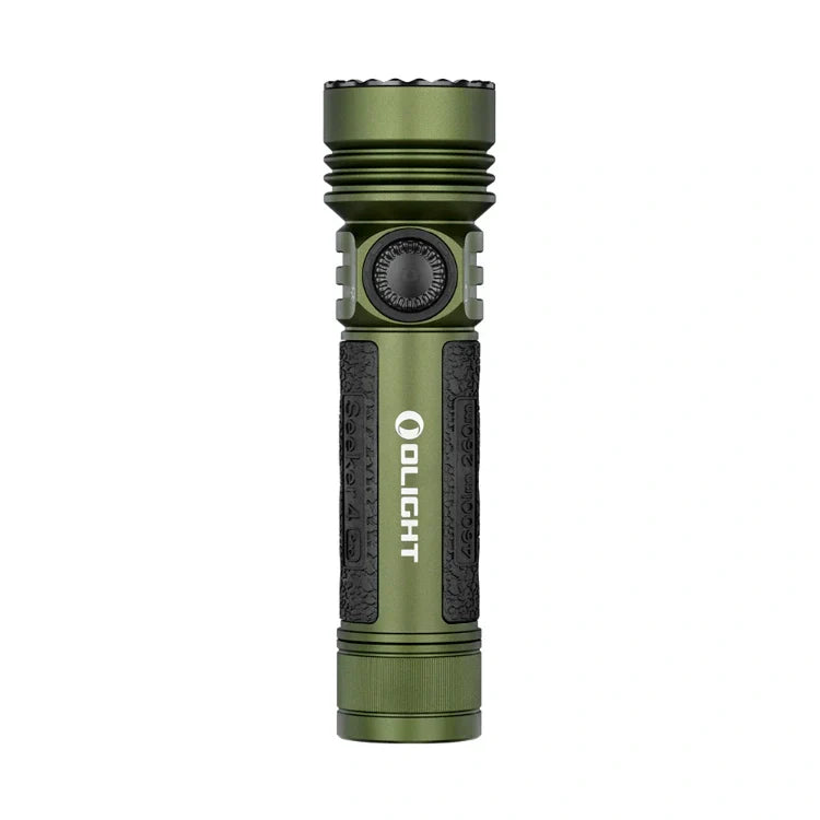 OLIGHT SEEKER4PROODG Seeker 4 Pro High Power Flashlight - OD Green CW(5700~7000K) - OVERLANDERS Outfitter