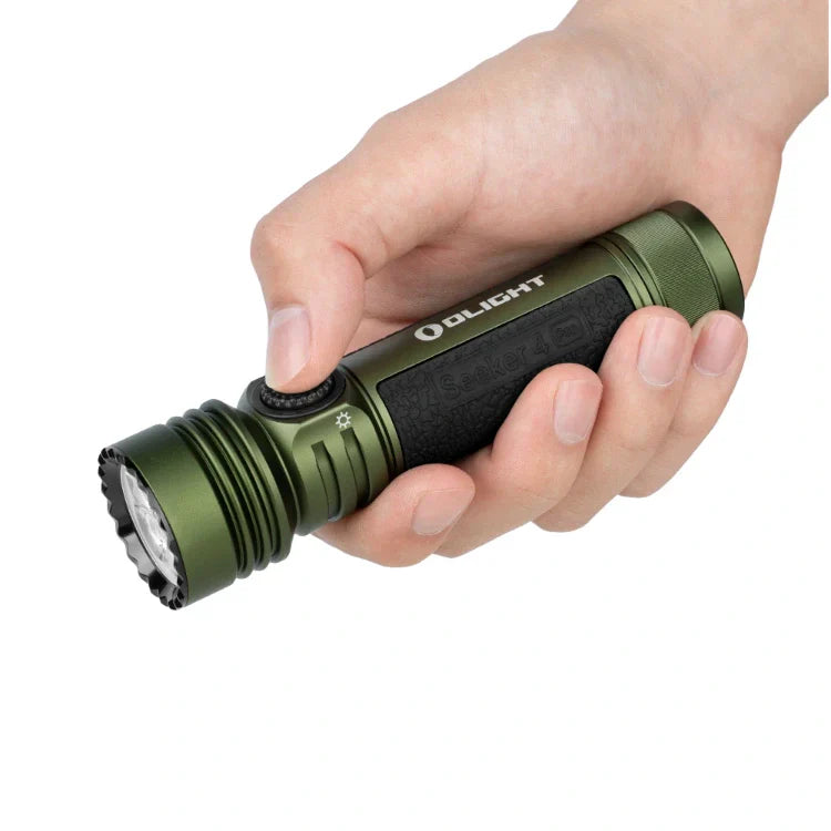 OLIGHT SEEKER4PROODG Seeker 4 Pro High Power Flashlight - OD Green CW(5700~7000K) - OVERLANDERS Outfitter