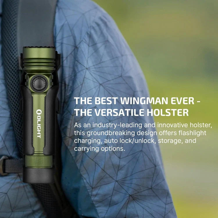 OLIGHT SEEKER4PROODG Seeker 4 Pro High Power Flashlight - OD Green CW(5700~7000K) - OVERLANDERS Outfitter