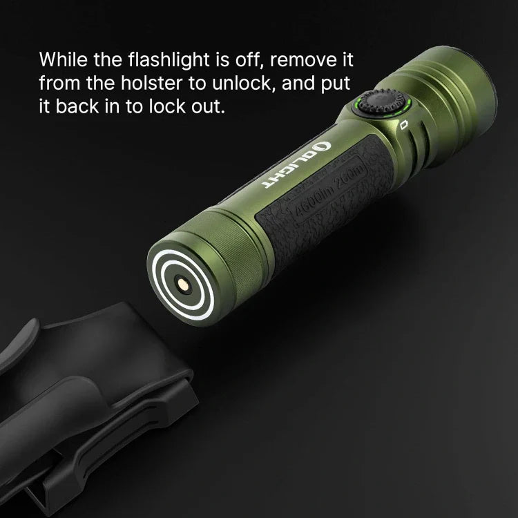 OLIGHT SEEKER4PROODG Seeker 4 Pro High Power Flashlight - OD Green CW(5700~7000K) - OVERLANDERS Outfitter