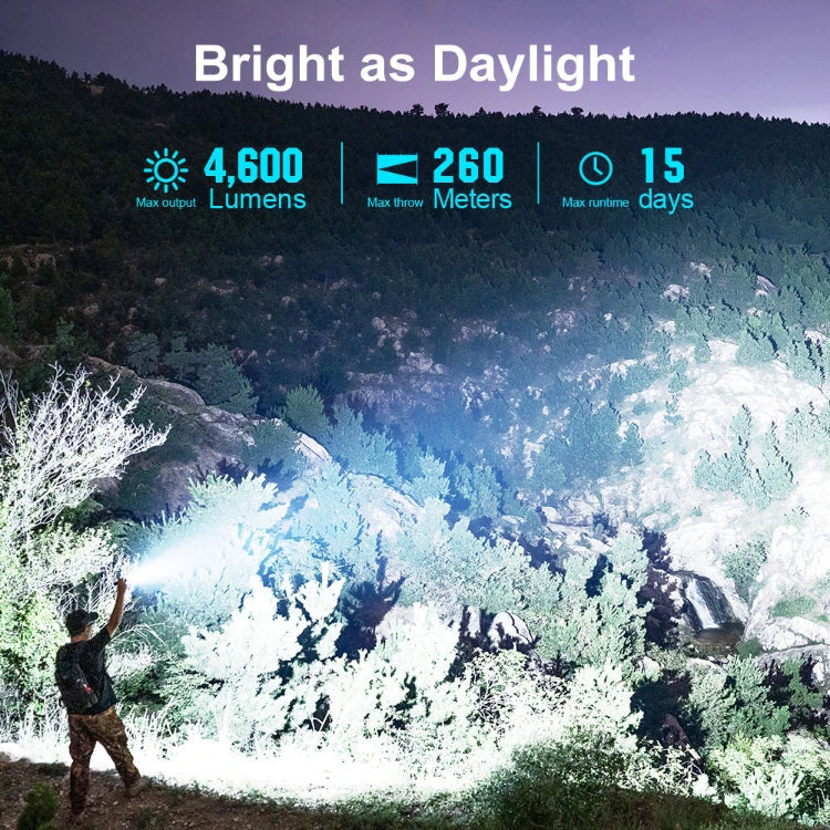 OLIGHT SEEKER4PROODG Seeker 4 Pro High Power Flashlight - OD Green CW(5700~7000K) - OVERLANDERS Outfitter