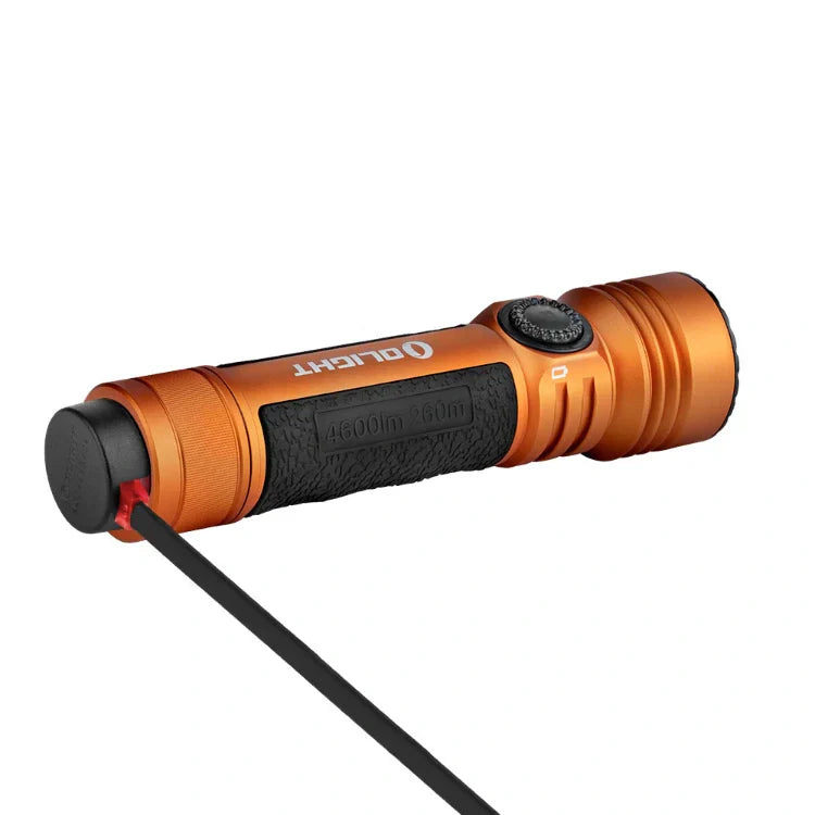 OLIGHT SEEKER4PROOG Seeker 4 Pro High Power Flashlight - Orange CW(5700~7000K) - OVERLANDERS Outfitter