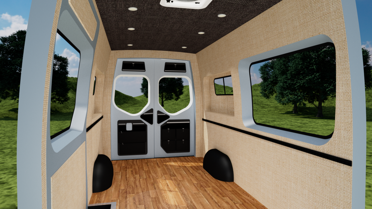 Mercedes Sprinter 144" Low Roof Interior Panel Kit - OVERLANDERS Outfitter