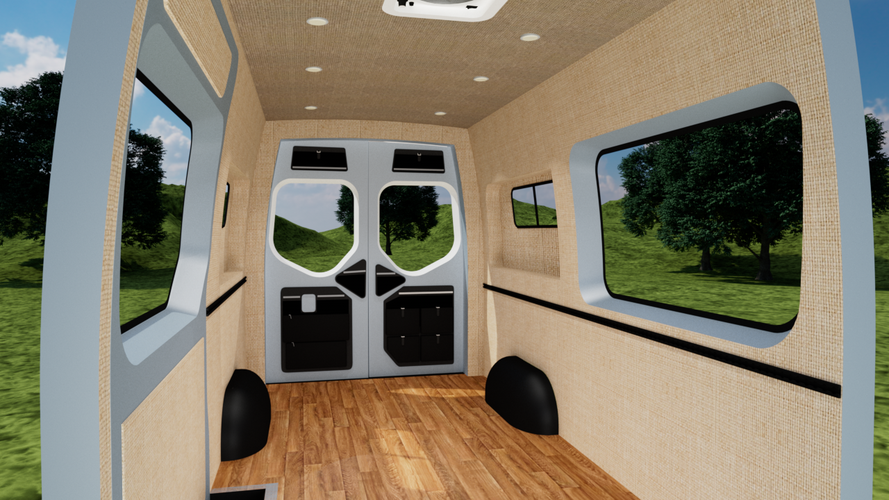 Mercedes Sprinter 170" Extended High Roof Interior Panel Kit - OVERLANDERS Outfitter