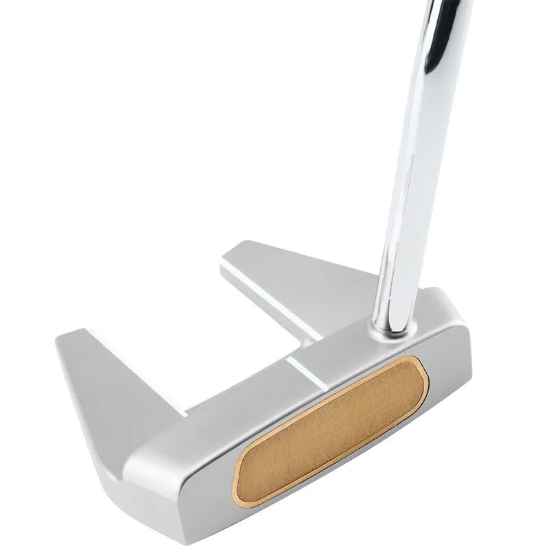 Odyssey Ai-ONE Milled Seven T Double Bend Putter by ParWestGolf showing a close-up of the high-quality golf putter head