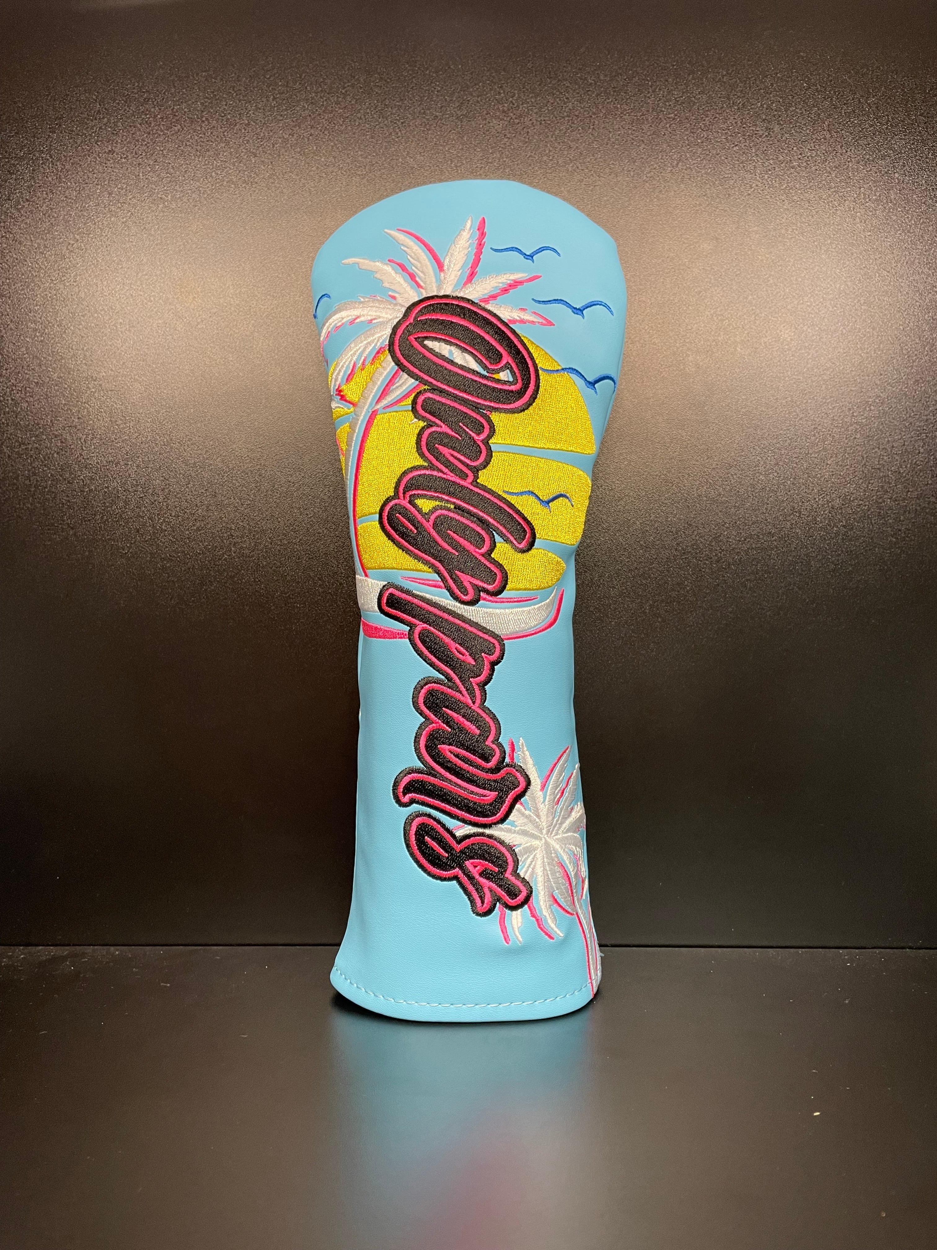 ParWestGolf Only Pars Fan Club golf club headcover with team logo, plush fabric, and vibrant colors for club protection.