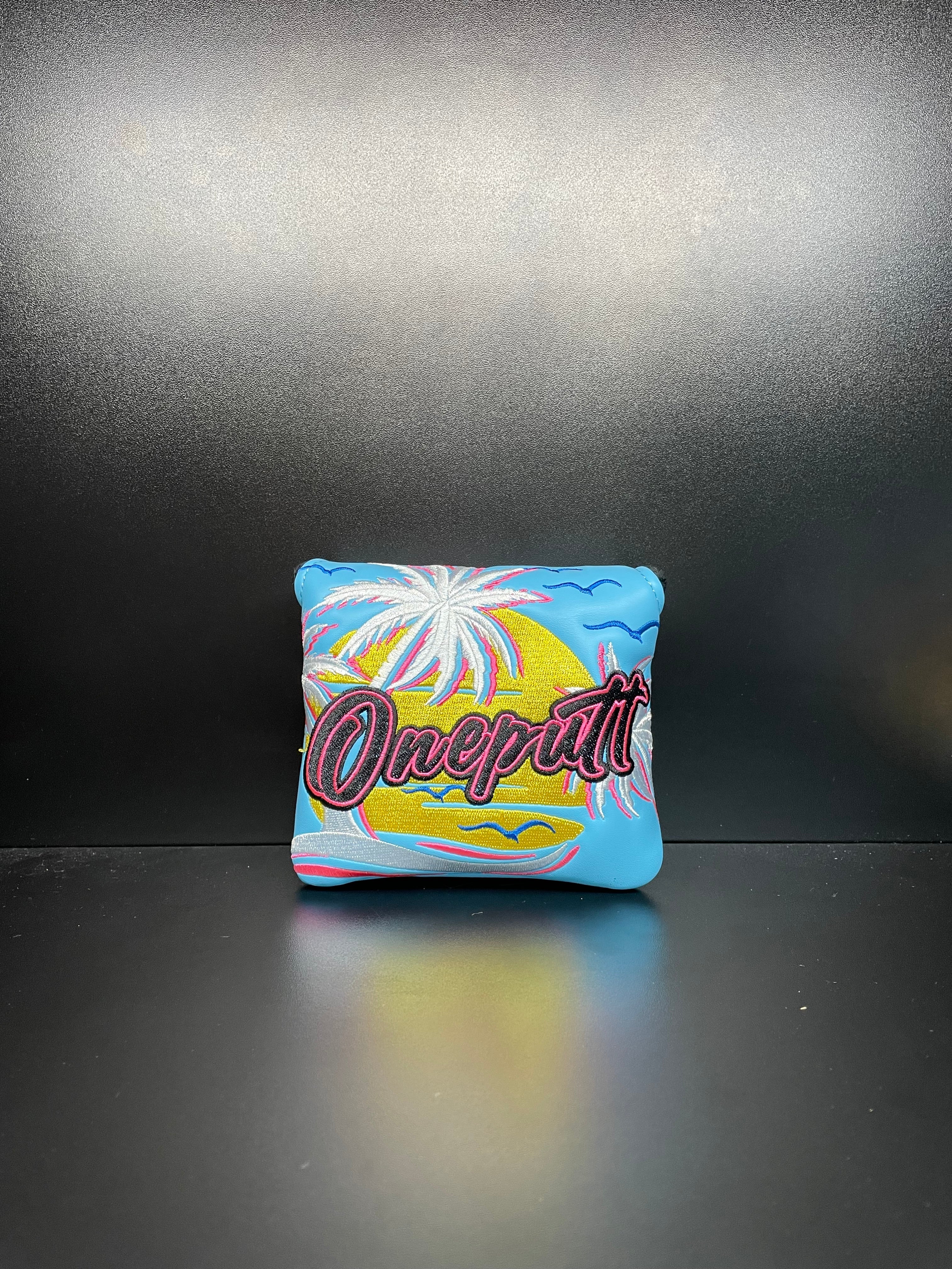 ParWestGolf Only Pars Fan Club golf club headcover featuring a colorful cartoon Pars fan design on soft fabric.