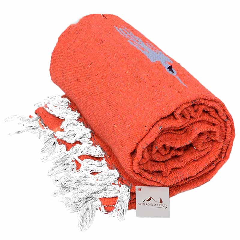 Tangerine Orange Baja Thunderbird Blanket - OVERLANDERS Outfitter
