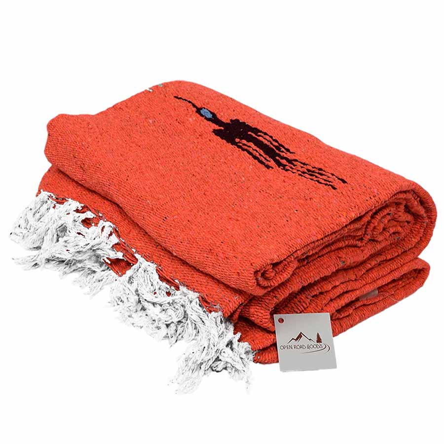 Tangerine Orange Baja Thunderbird Blanket - OVERLANDERS Outfitter