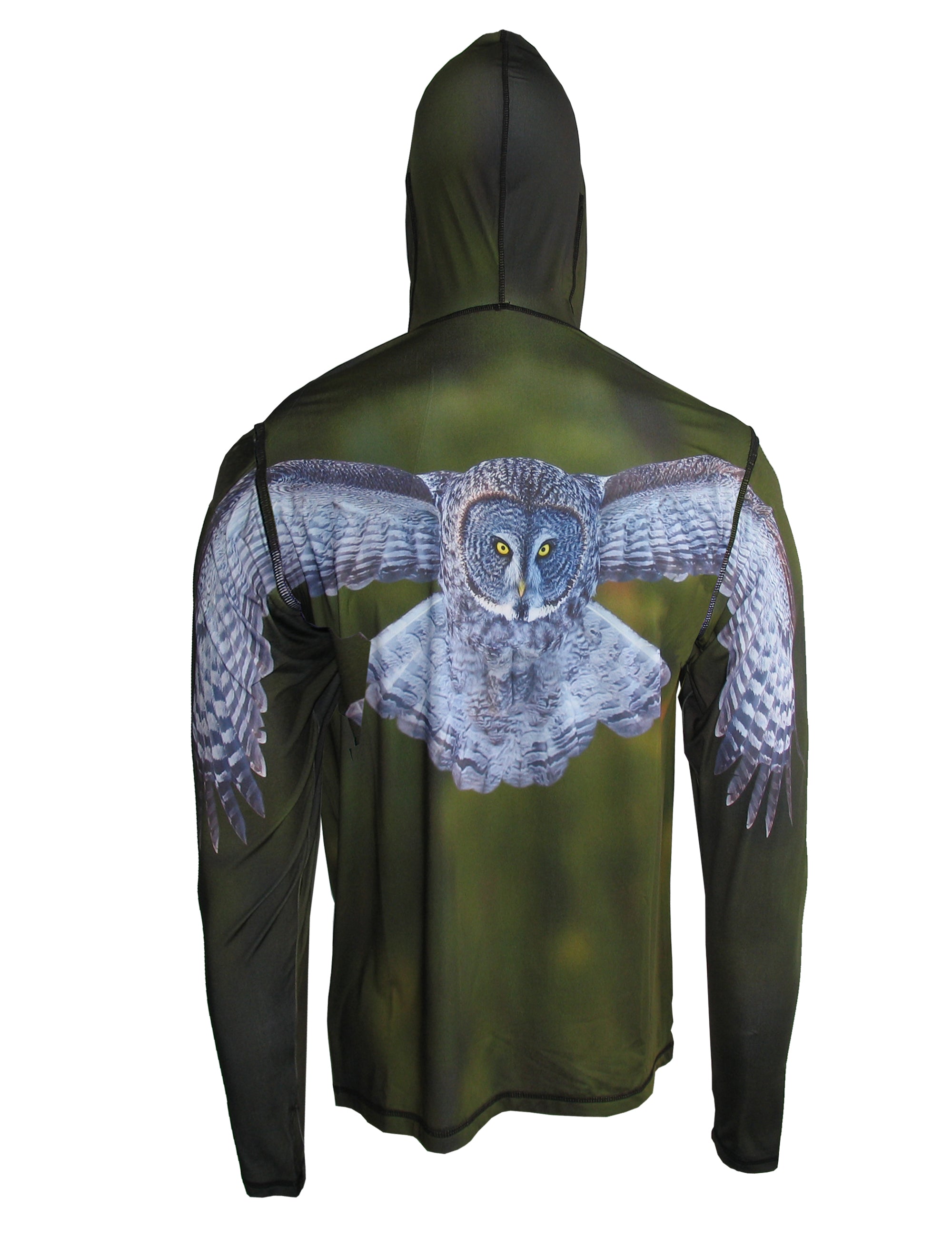 Owl Sun Protective Wildlife Graphic Hoodie - OVERLANDERS Outfitter