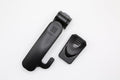 Rexing P1 body camera mount, durable black clip attachment for secure wear and easy access.