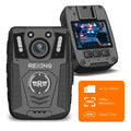 Rexing P2 FHD body camera with Type-C port, showcasing a compact design ideal for outdoor use in Full HD 1080p.