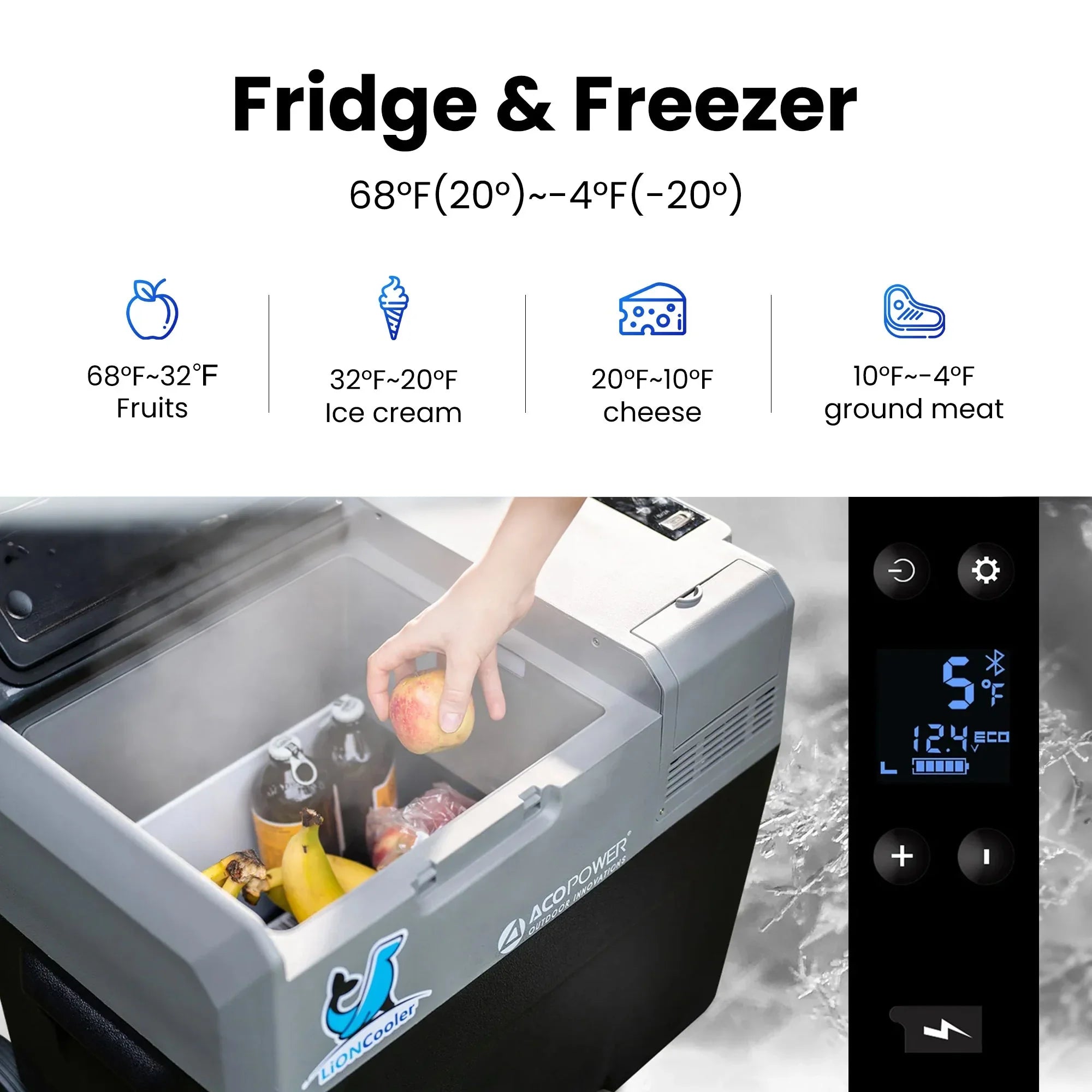 ACOPOWER LiONCooler Pro Portable Solar Fridge Freezer——30L,40L,50L - We The Collective