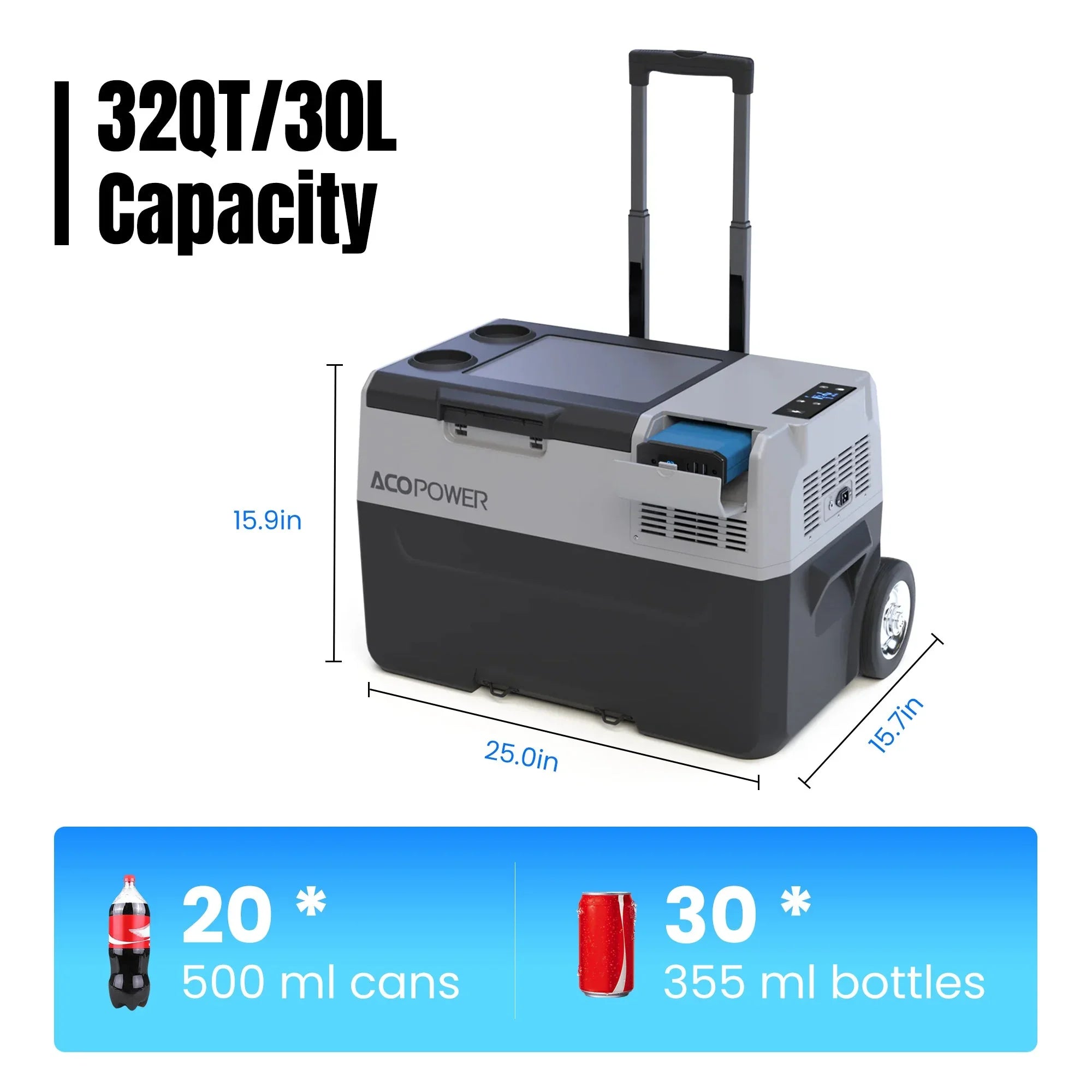 ACOPOWER LiONCooler Pro Portable Solar Fridge Freezer——30L,40L,50L - We The Collective