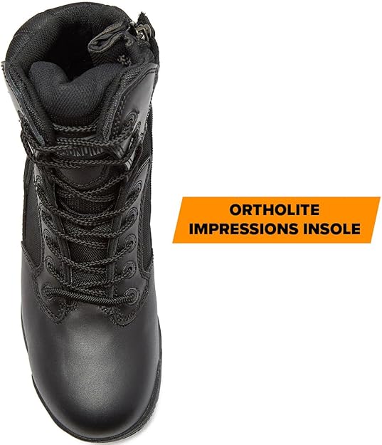 Magnum Boots Stealth Force 8-inch tactical waterproof boot with rugged design and sturdy sole for tactical operations.